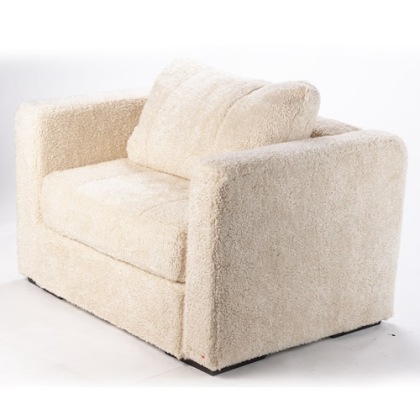 arm chair in fur
